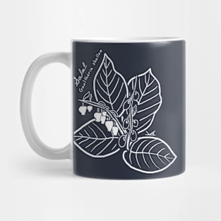 Salal line art Mug